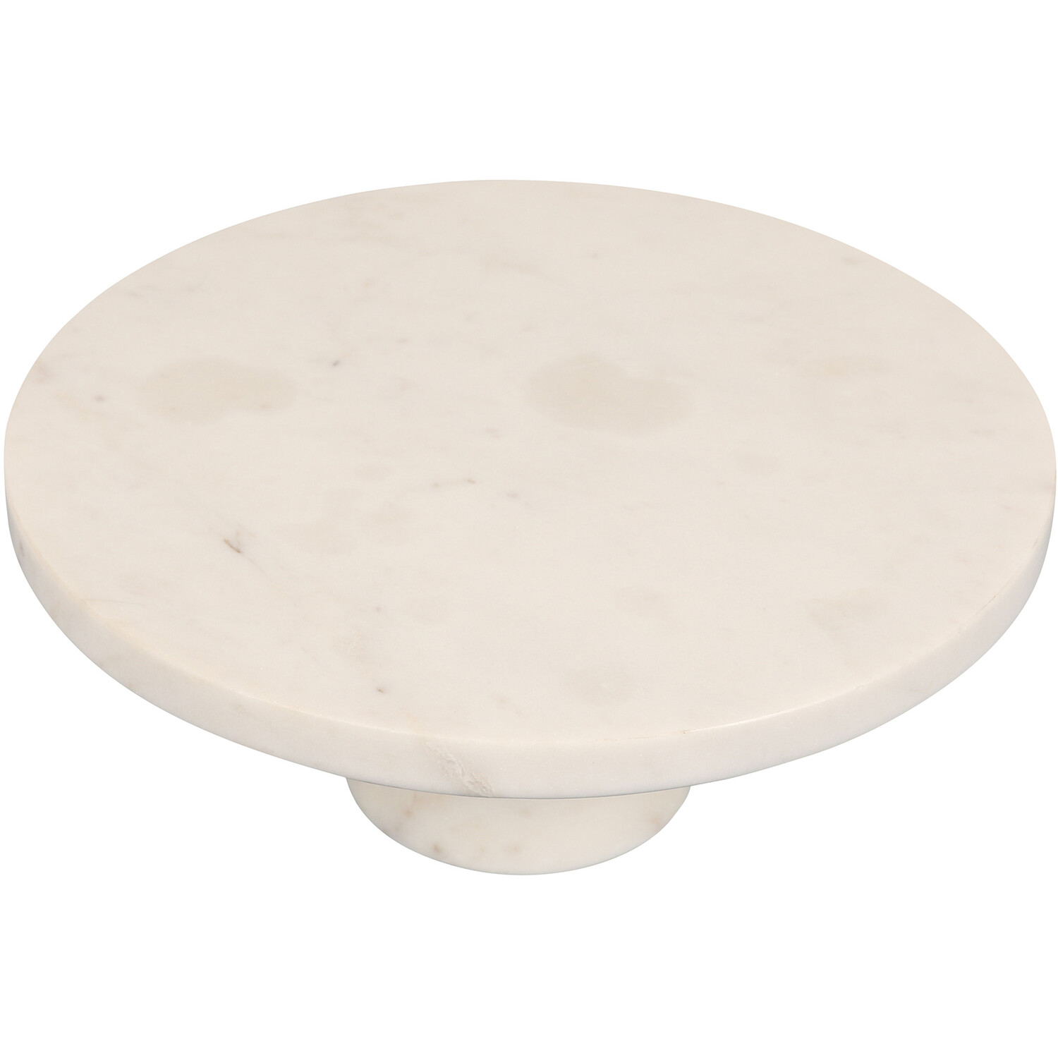 White Regular Marble Cake Stand Image 2