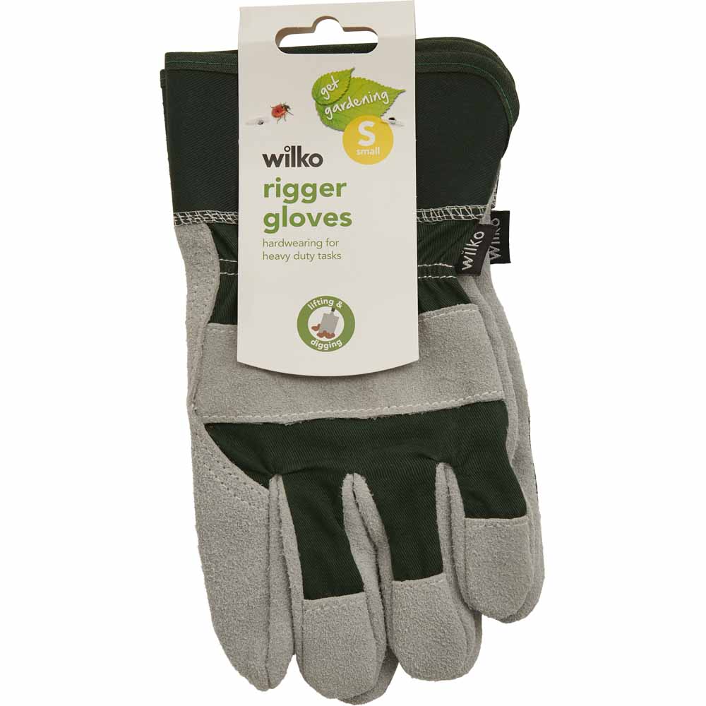 Wilko Small Rigger Garden Gloves Image 1