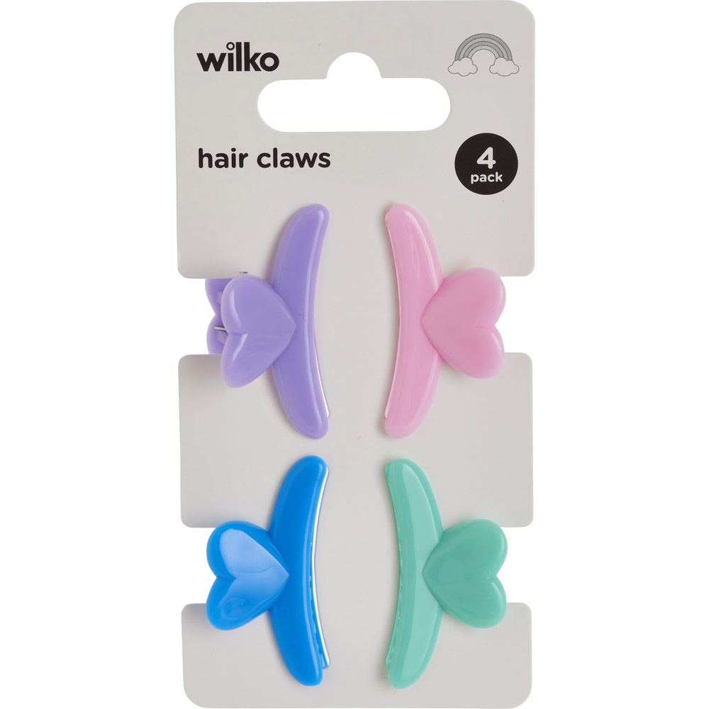 Wilko Hair Mini Claws 4 Pack Image 3