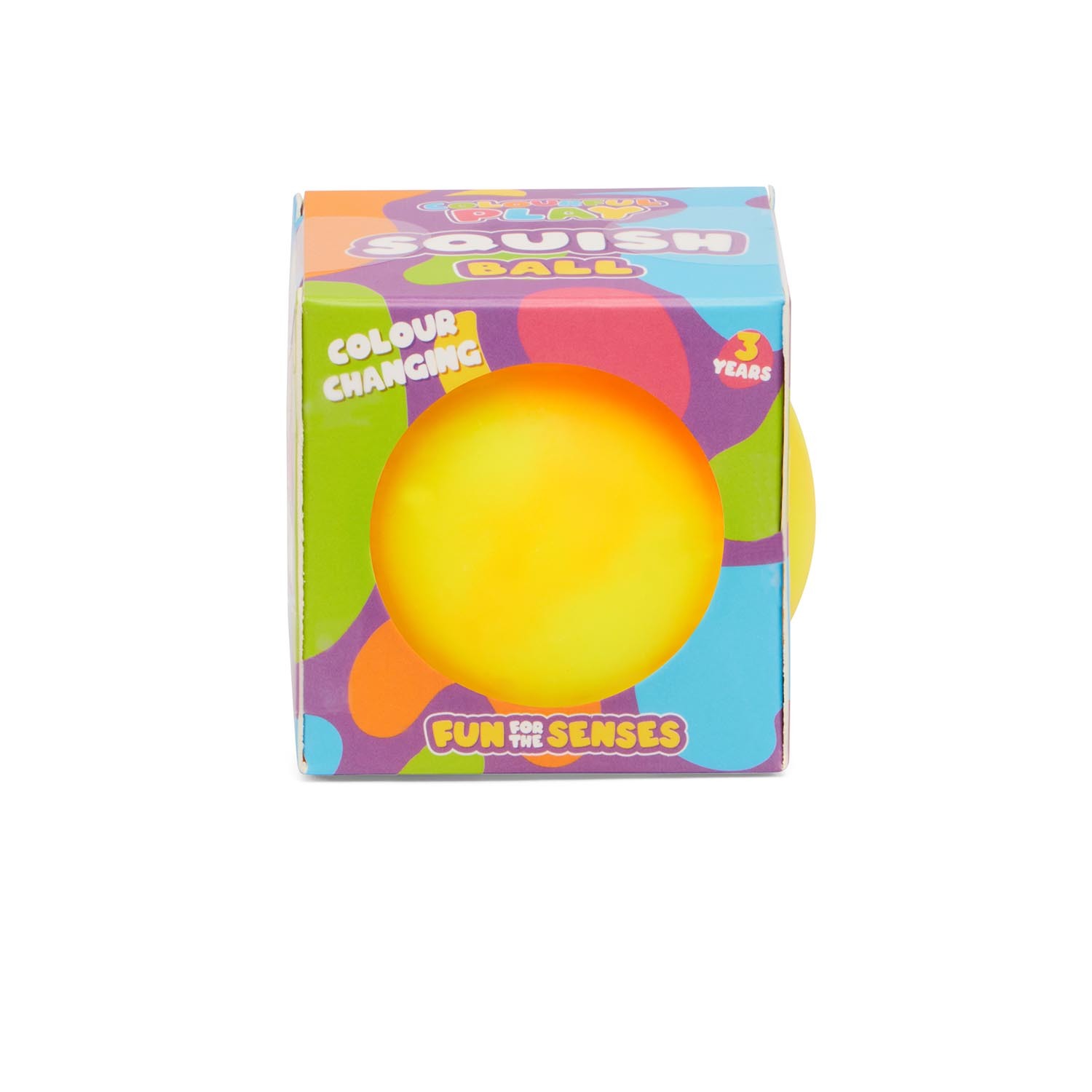 Single ToyMania Colour Changing Sensory Squish Ball in Assorted styles Image 9