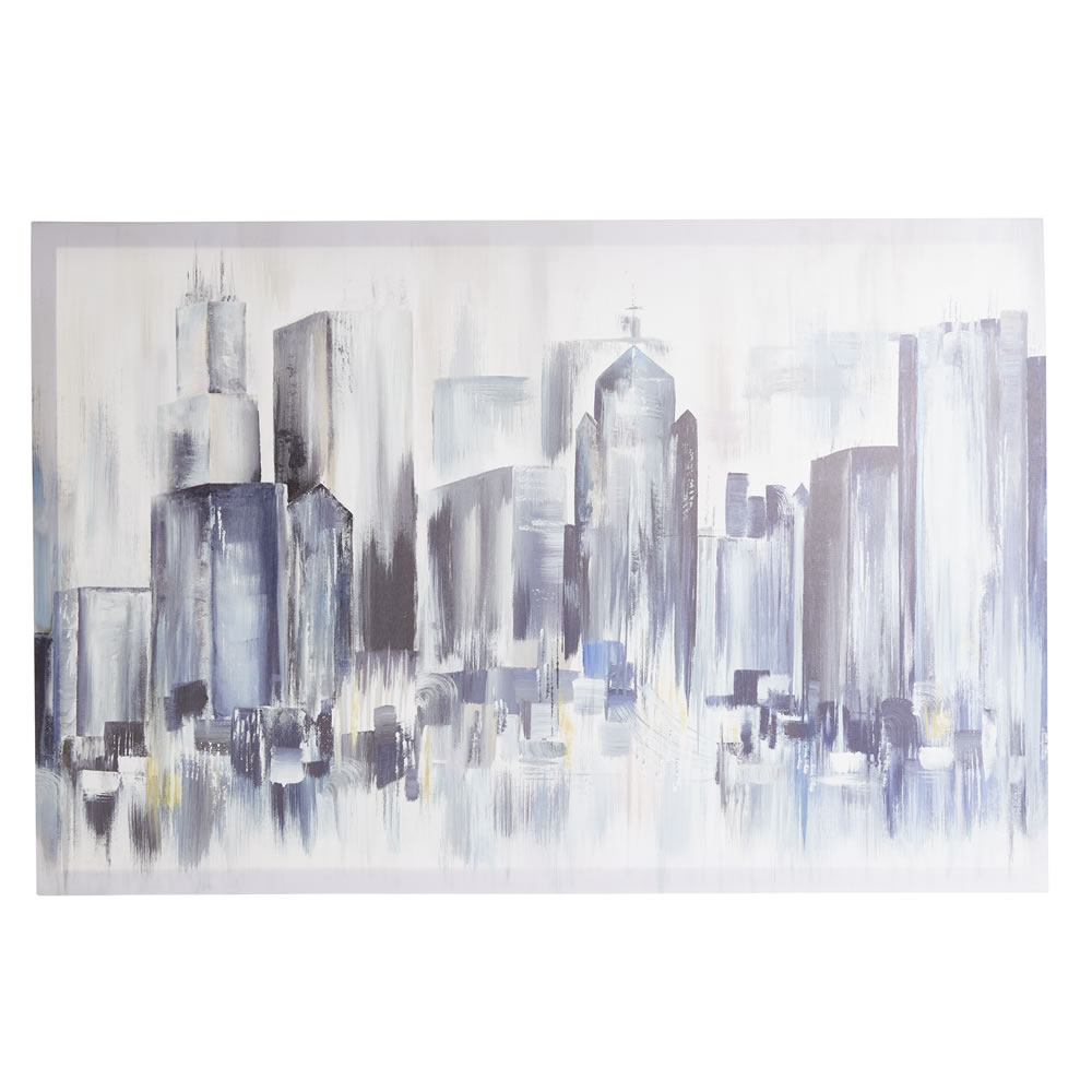 Wilko 60 x 90cm Abstract City Canvas Image