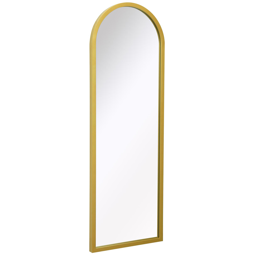MirrorOutlet The Arcus Gold Framed Arched Garden Wall Mirror 120 x 40cm Image 3