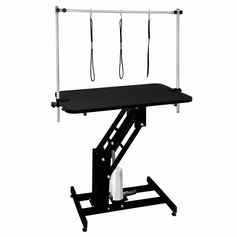 Monster Shop Black Hydraulic Dog Grooming Table Image 1