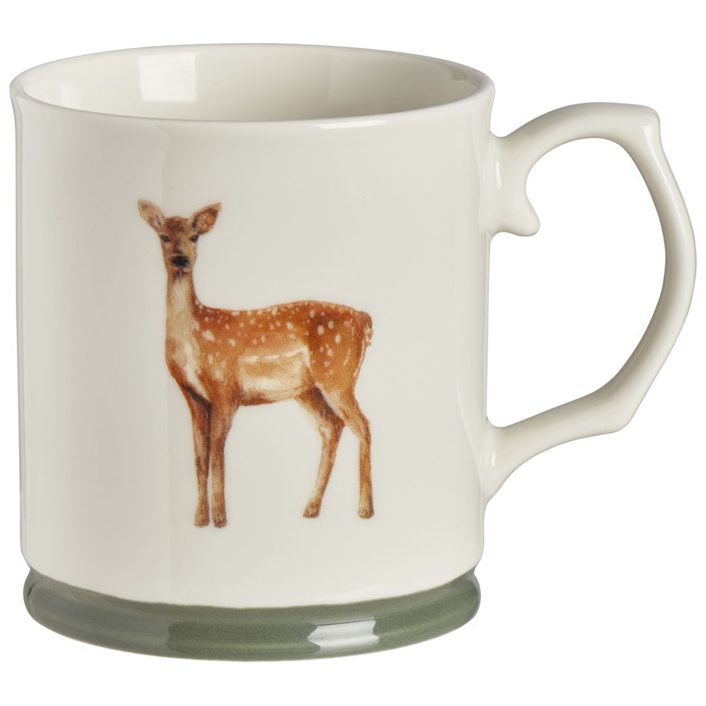 Wilko Watercolour Deer Mug Image 1
