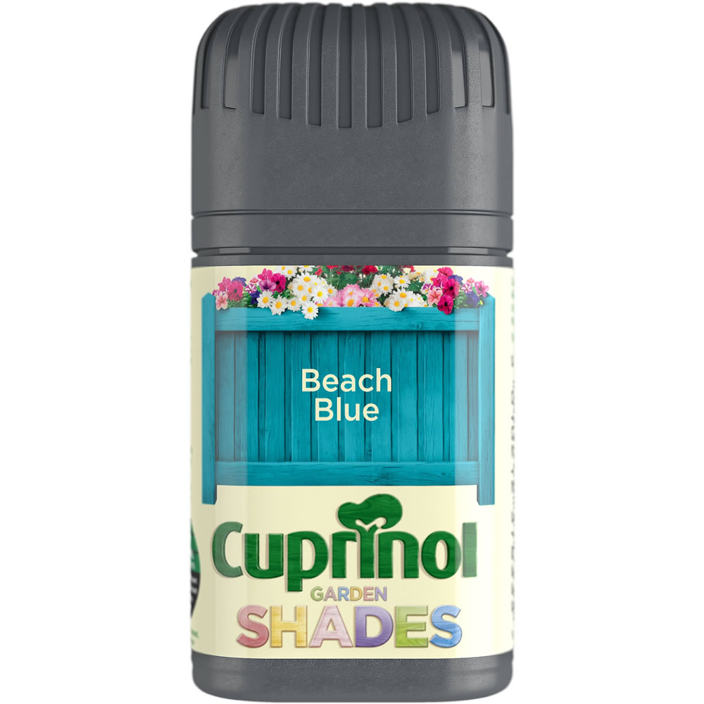 Cuprinol Garden Shades Tester Beach Blue 50ml Image 1