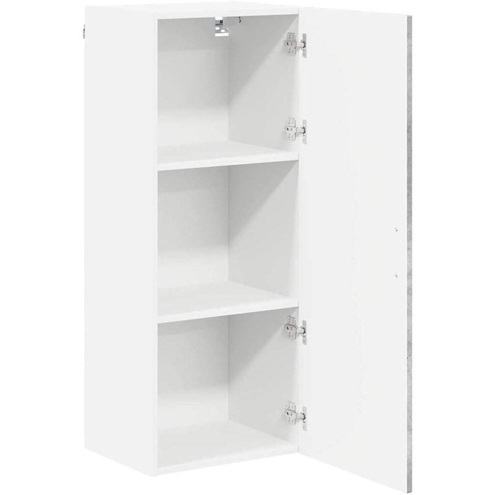 vidaXL Single Door Concrete Grey Kitchen Wall Cabinet Image 5