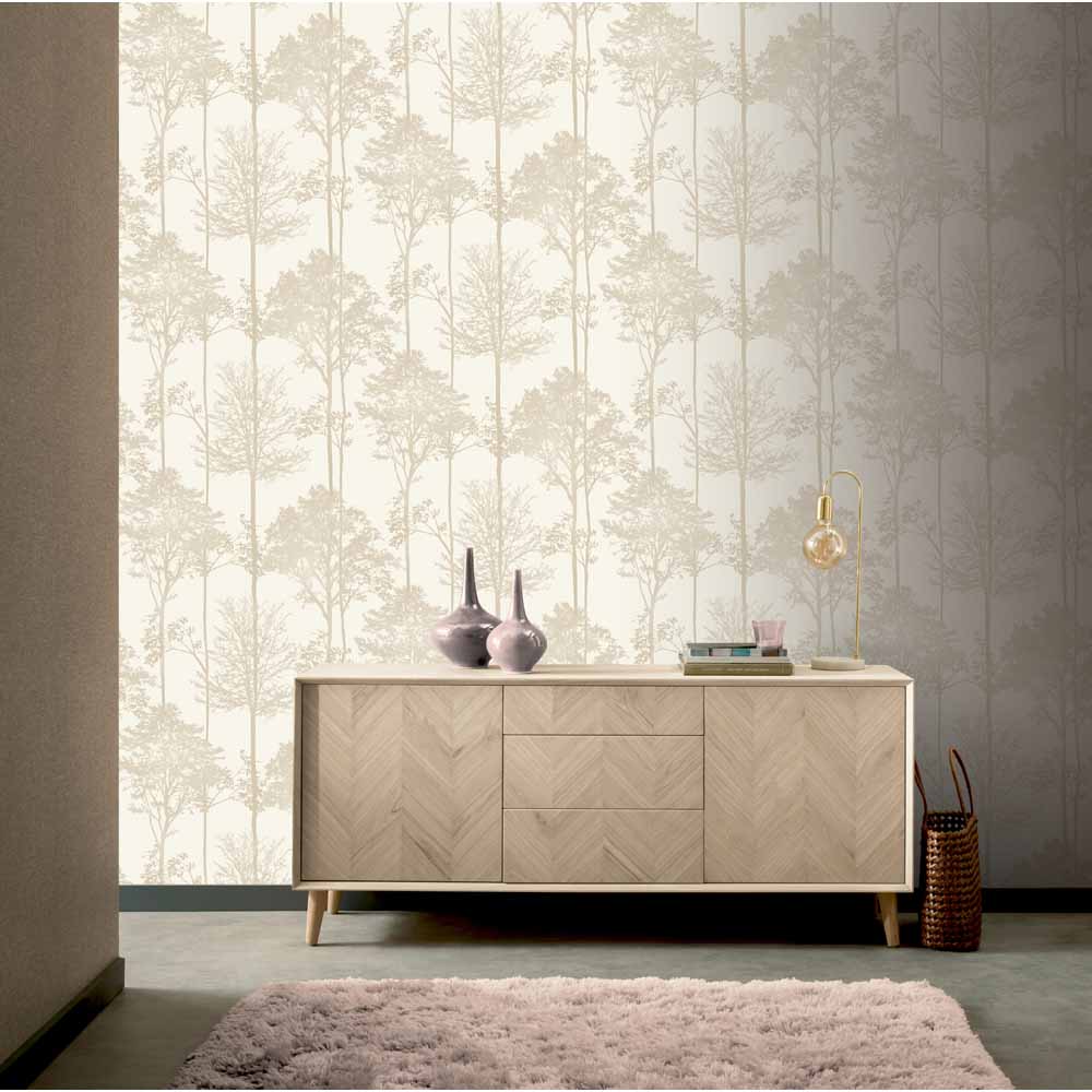 Arthouse Stardust Tree Neutral Wallpaper Image 2