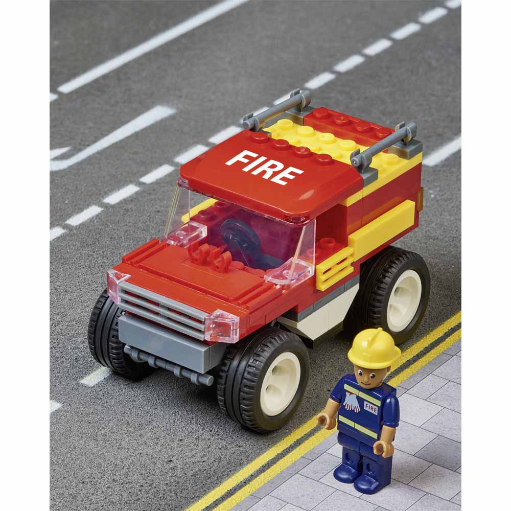 Wilko Blox Fire Truck Small Set Image 4