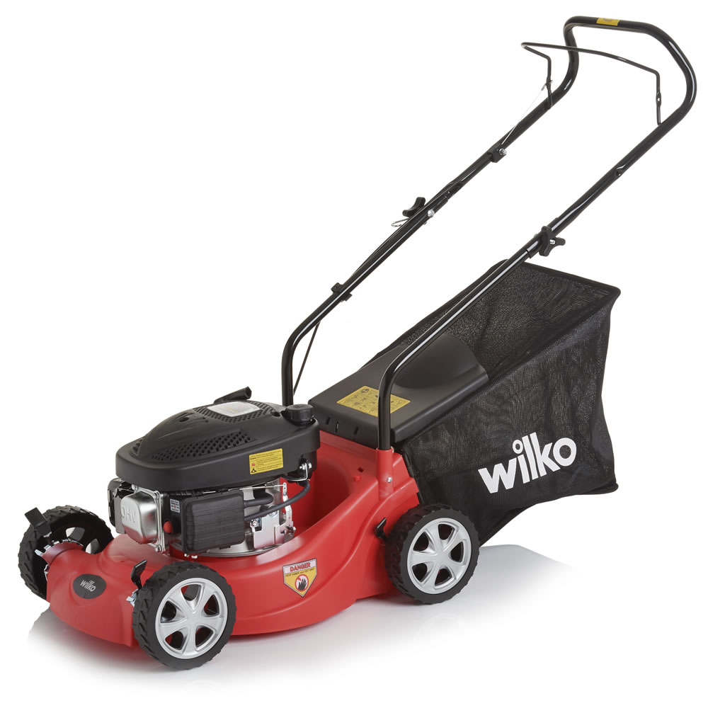 Wilko 98.5cc Petrol Lawn Mower Image 1