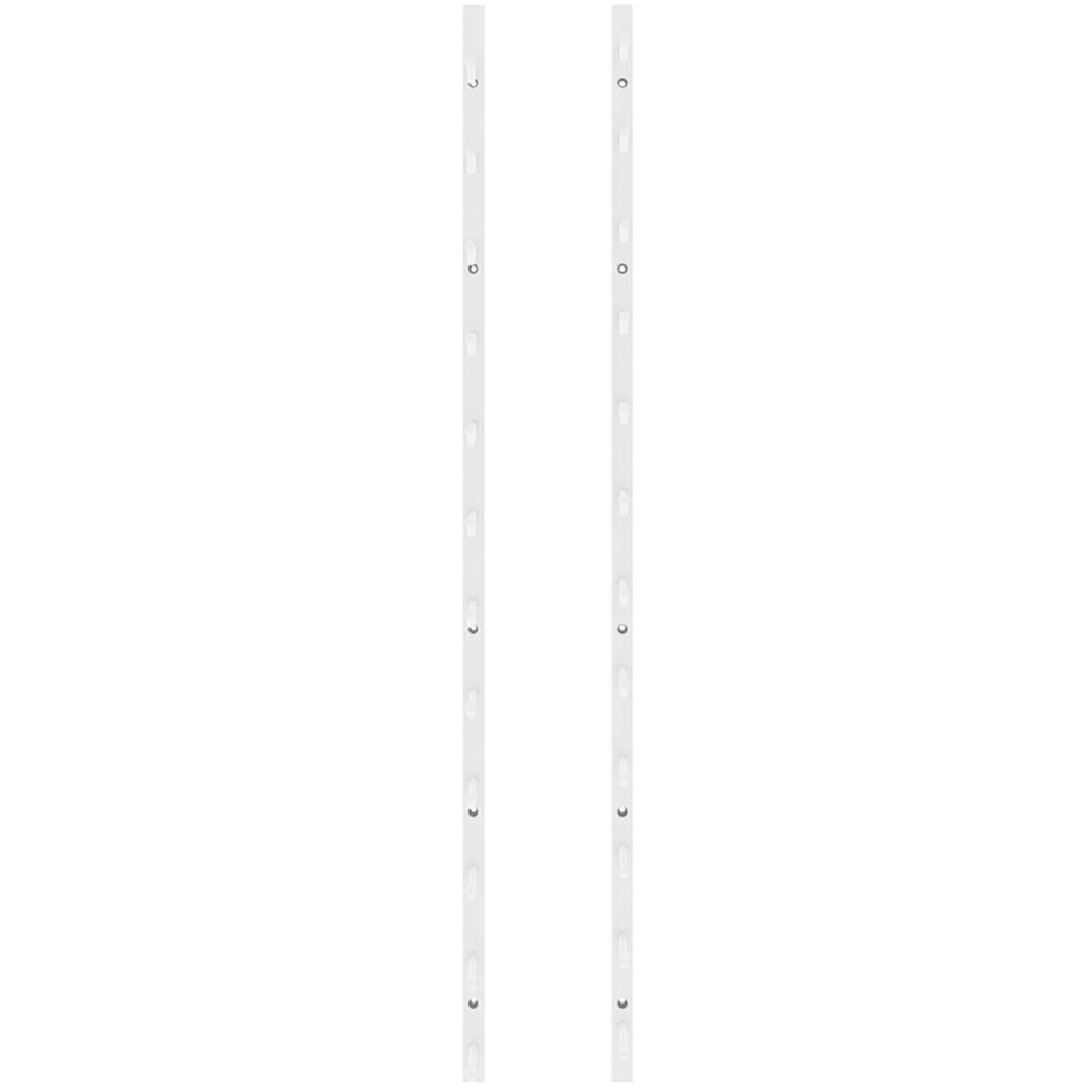 vidaXL 12 Bottle White Wall Mounted Wine Rack Image 4