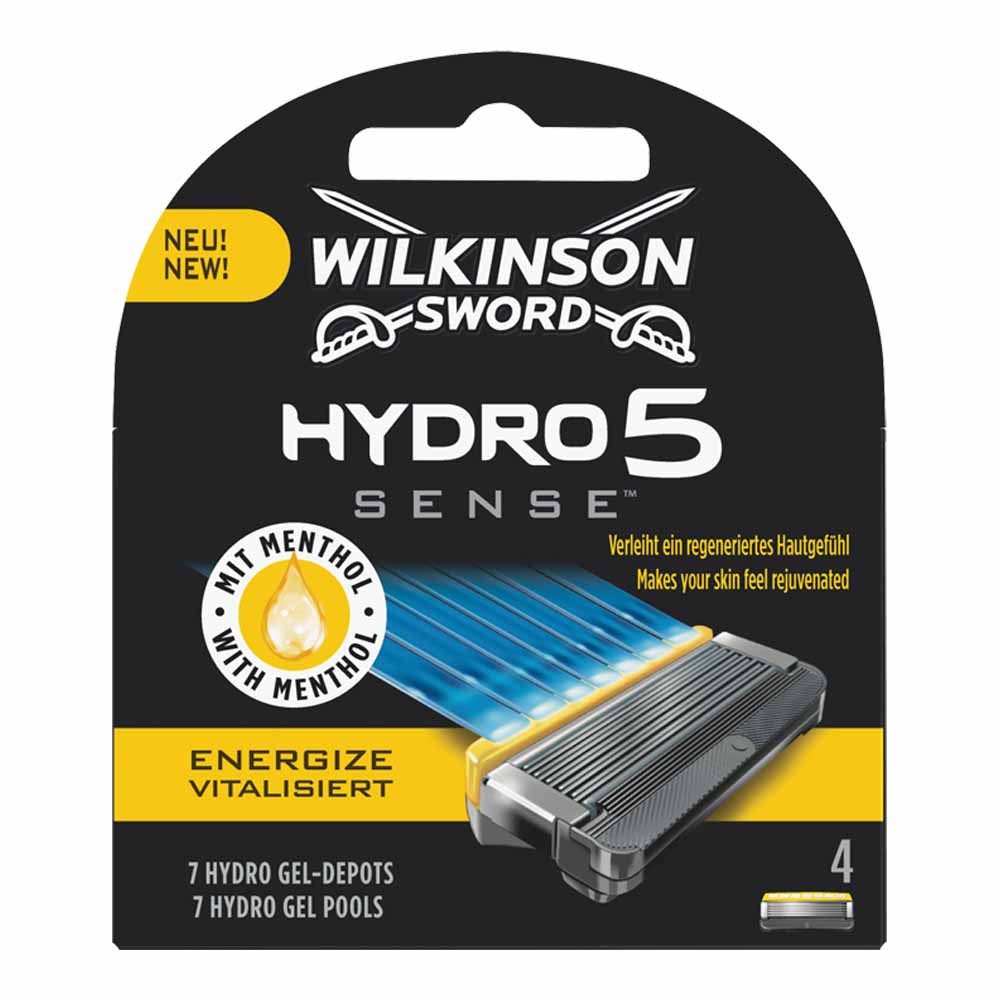 Wilkinson Sword Hydro 5 Sense Razor Blades 4 pack Image 2