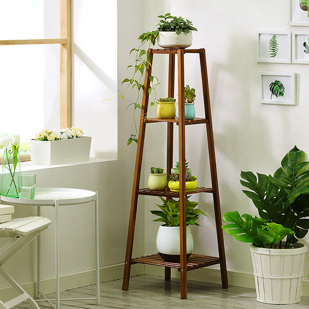 Living and Home Vintage Tiered Plant Stand Display Shelf Image 5