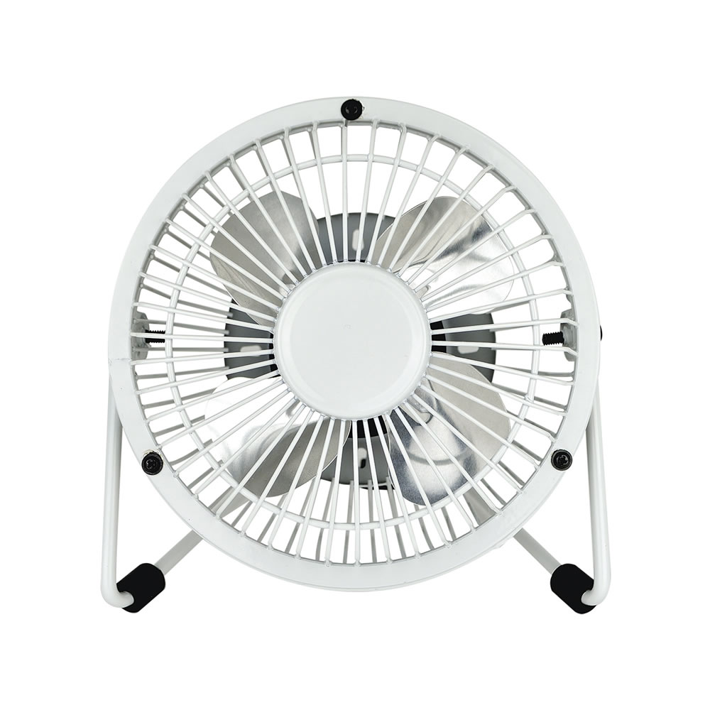 Status Usb Mini Fan White 4in Wilko Status Usb Mini Fan White 4in Image 1