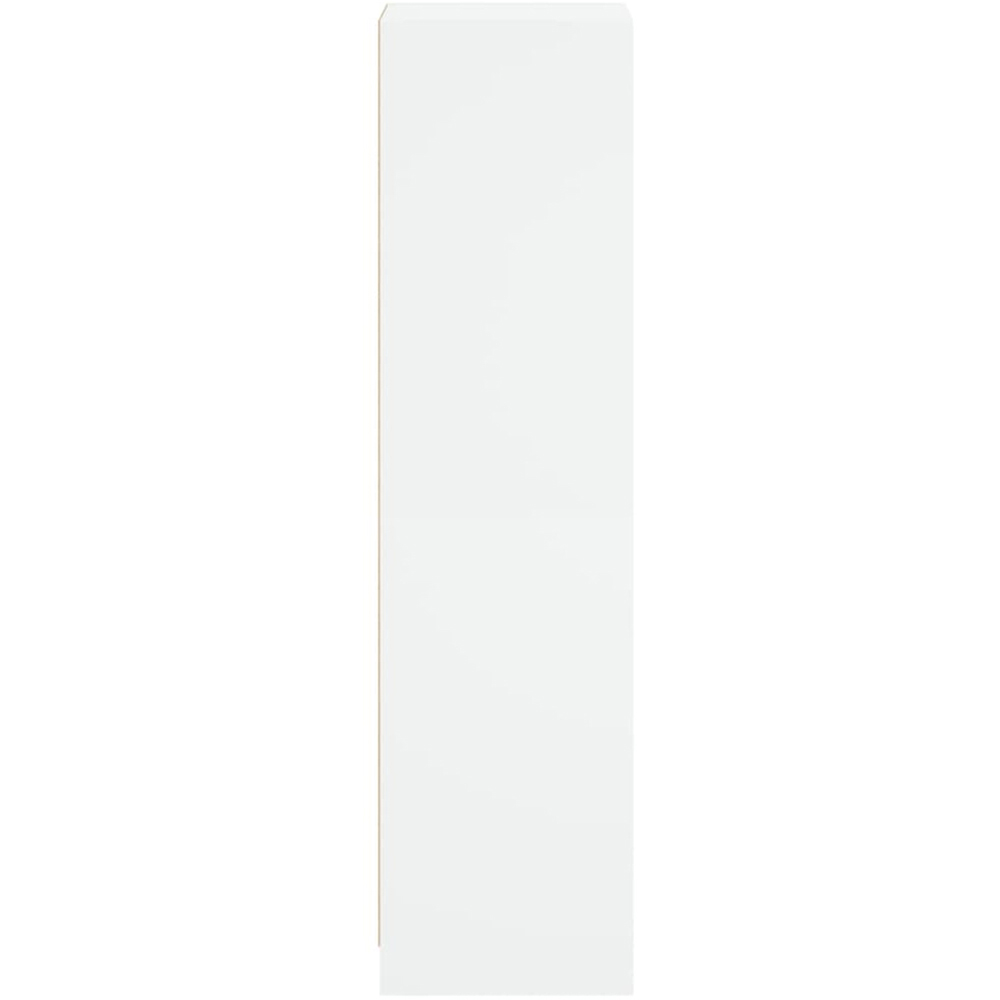 vidaXL 2 Door White Tall Highboard Image 7