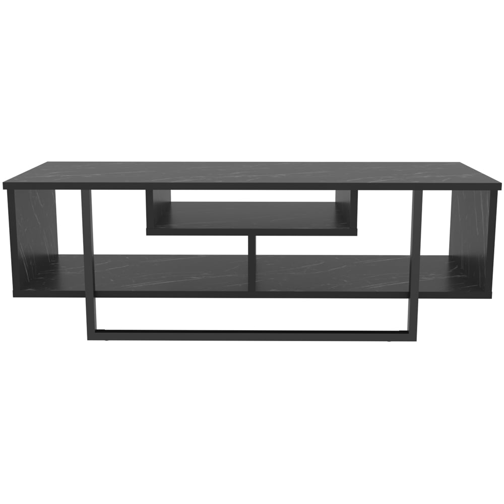 Decorotika Asal Bendire and Black Wide TV Unit Image 6