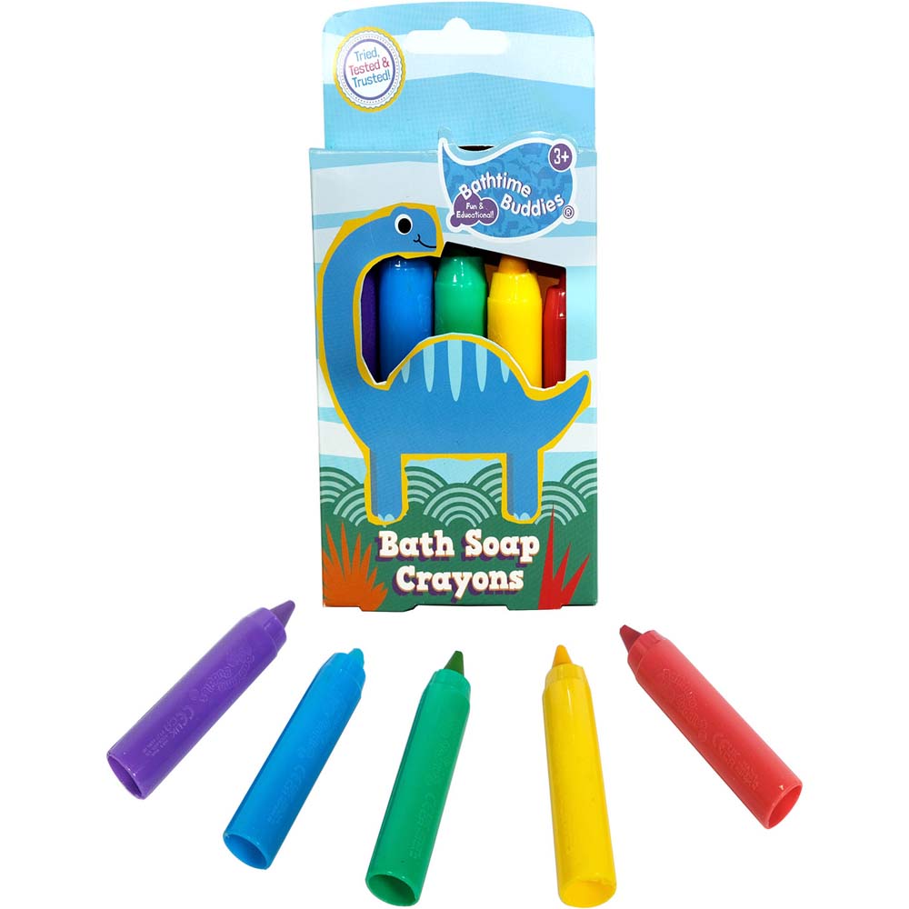 Bathtime Buddies Soap Crayons 5 Pack Image 3