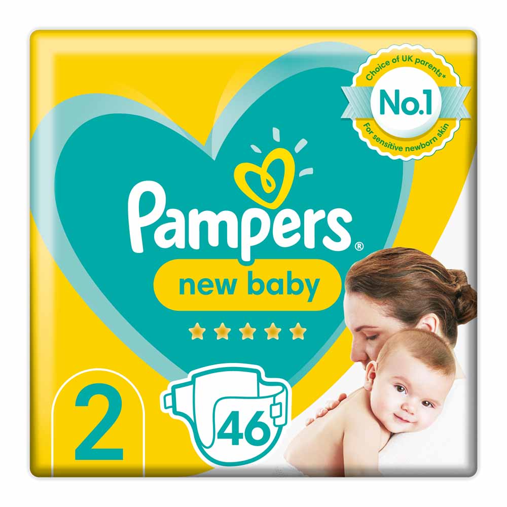 Pampers Premium Protection Size 2 Nappies 52 pack Wilko