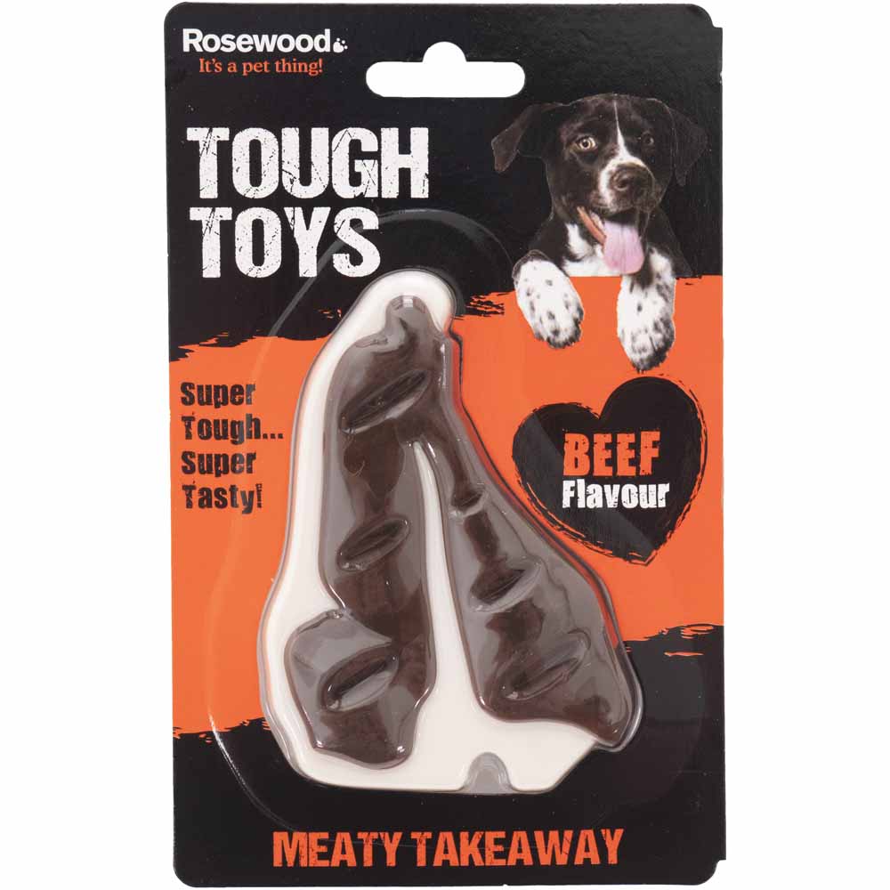 Rosewood Tough and Tasty Beef Flavour Dog Toy   Image 2