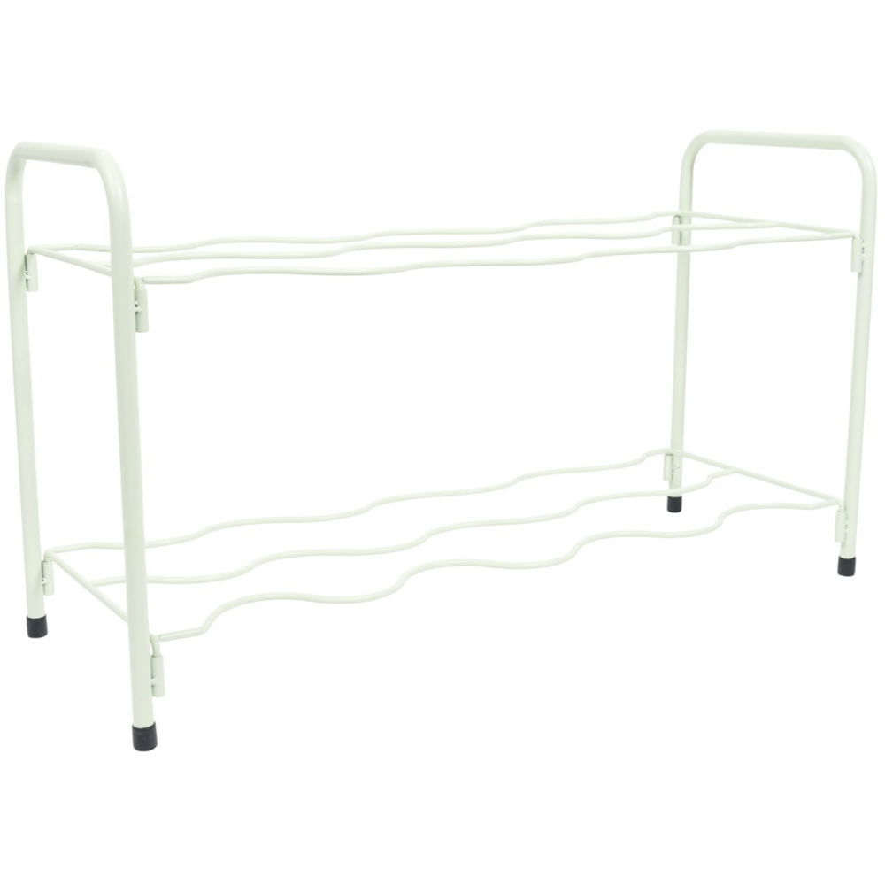 Wavy 2 Tier Shoe Rack Image 7