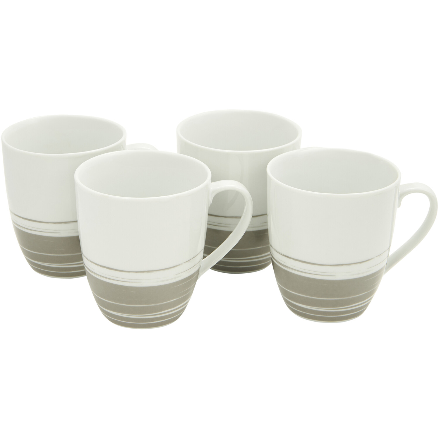 Pack of 4 Porto Mugs - White Image 1