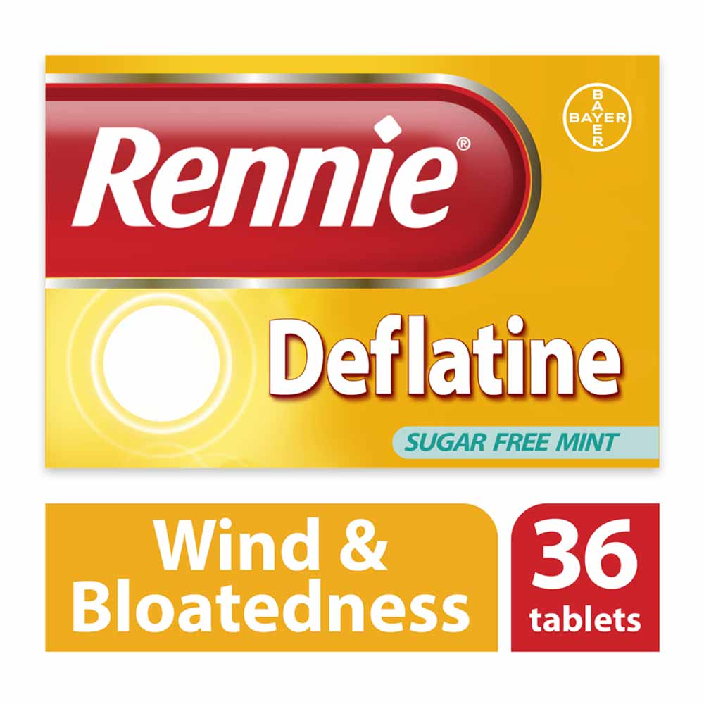 Rennie Deflatine Tablets 36 pack