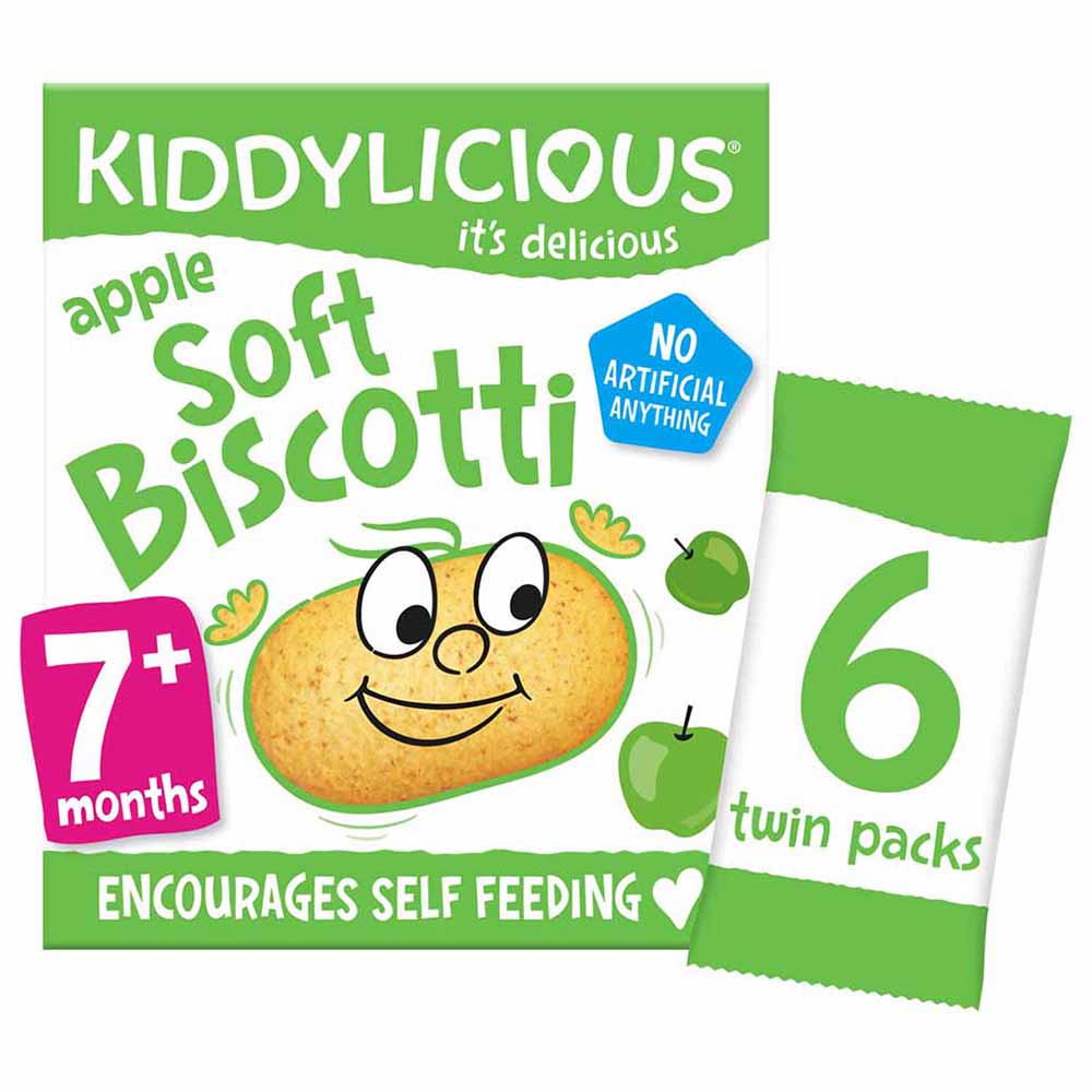 Kiddylicious Soft Biscotti Apple 6 x 132g Image 2