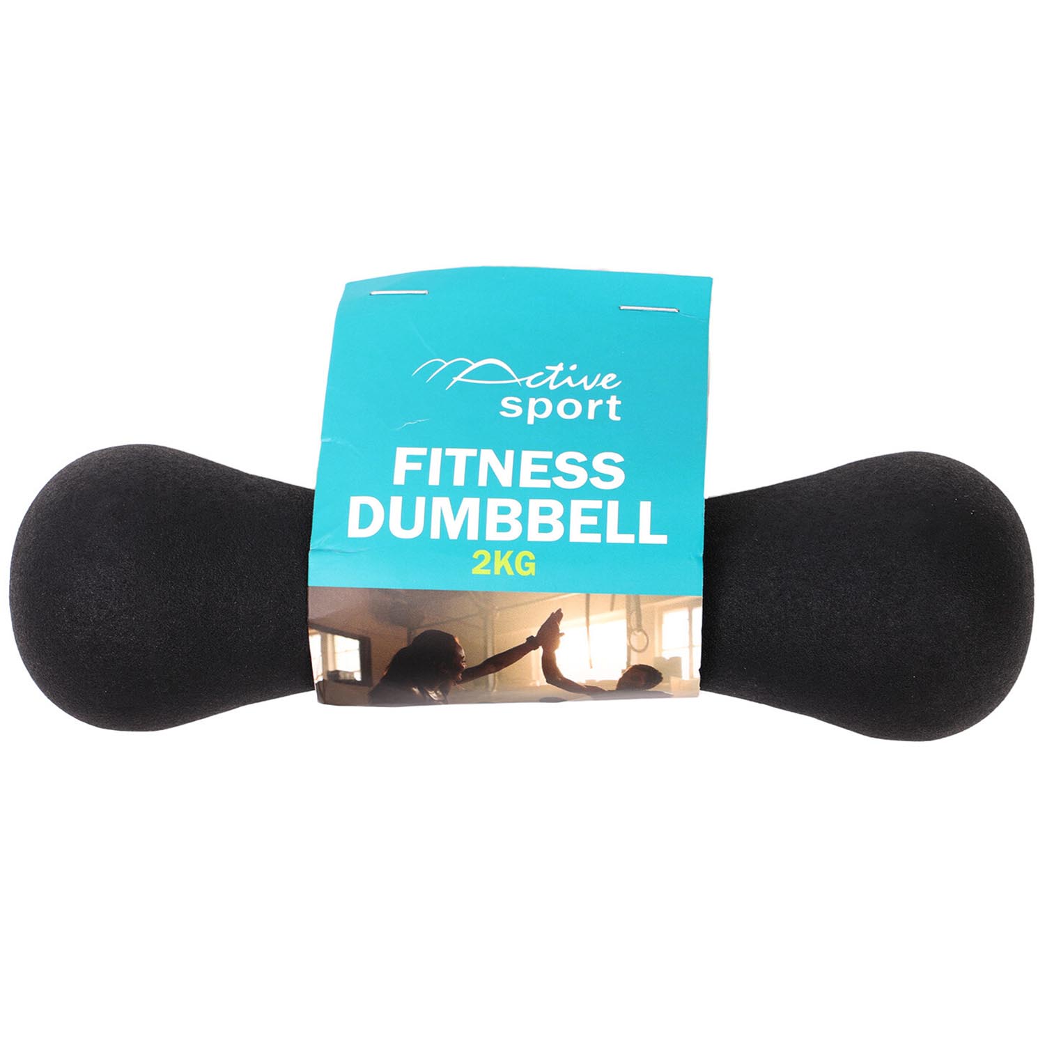 Active Sport Fitness Dumbbell Black 2kg Wilko