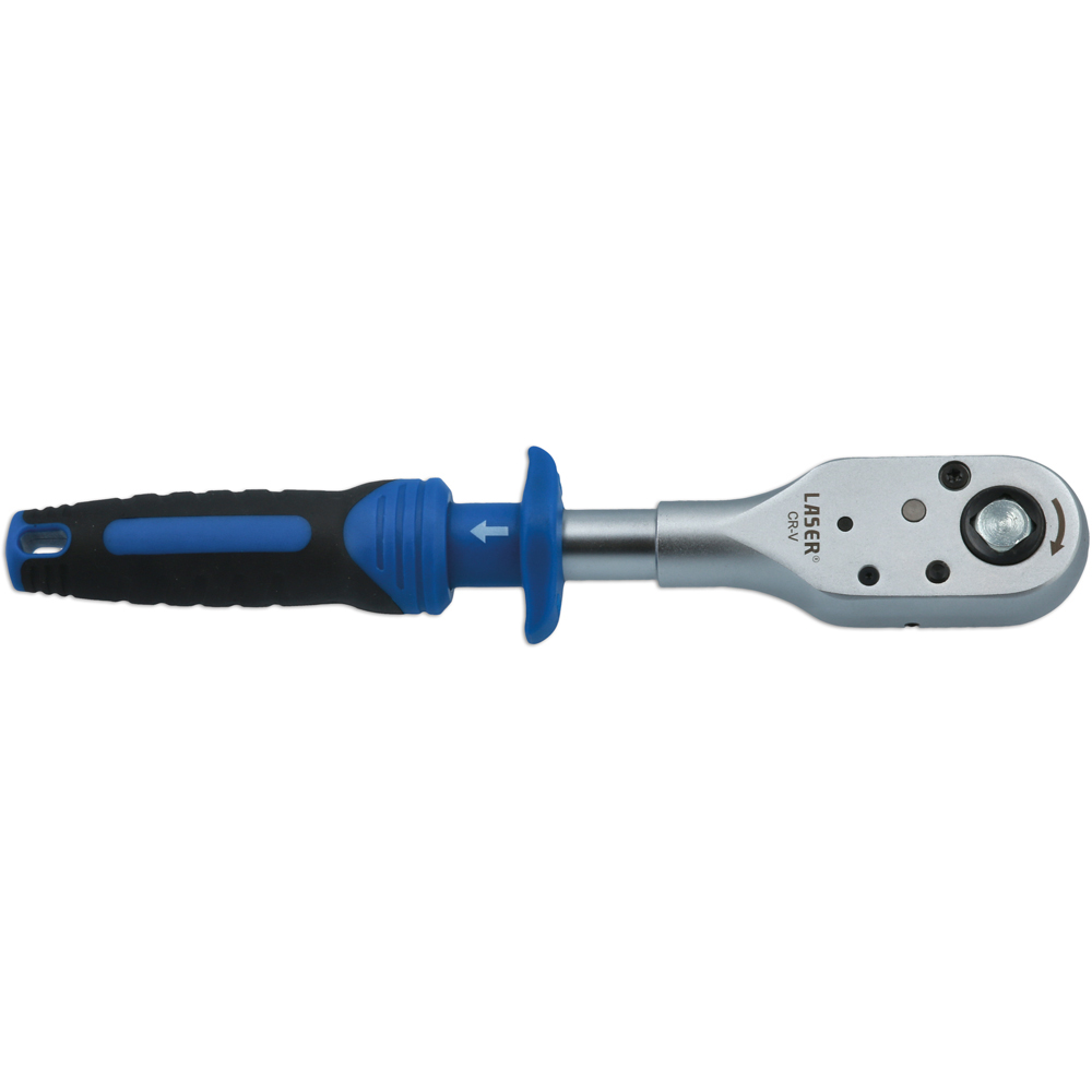 Laser 1/2 inch D Pull Back Rapid Action Ratchet Image 3