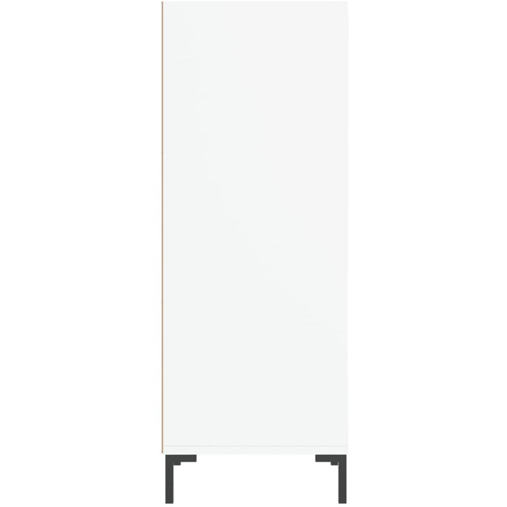 vidaXL 3 Shelf White Sideboard Image 5