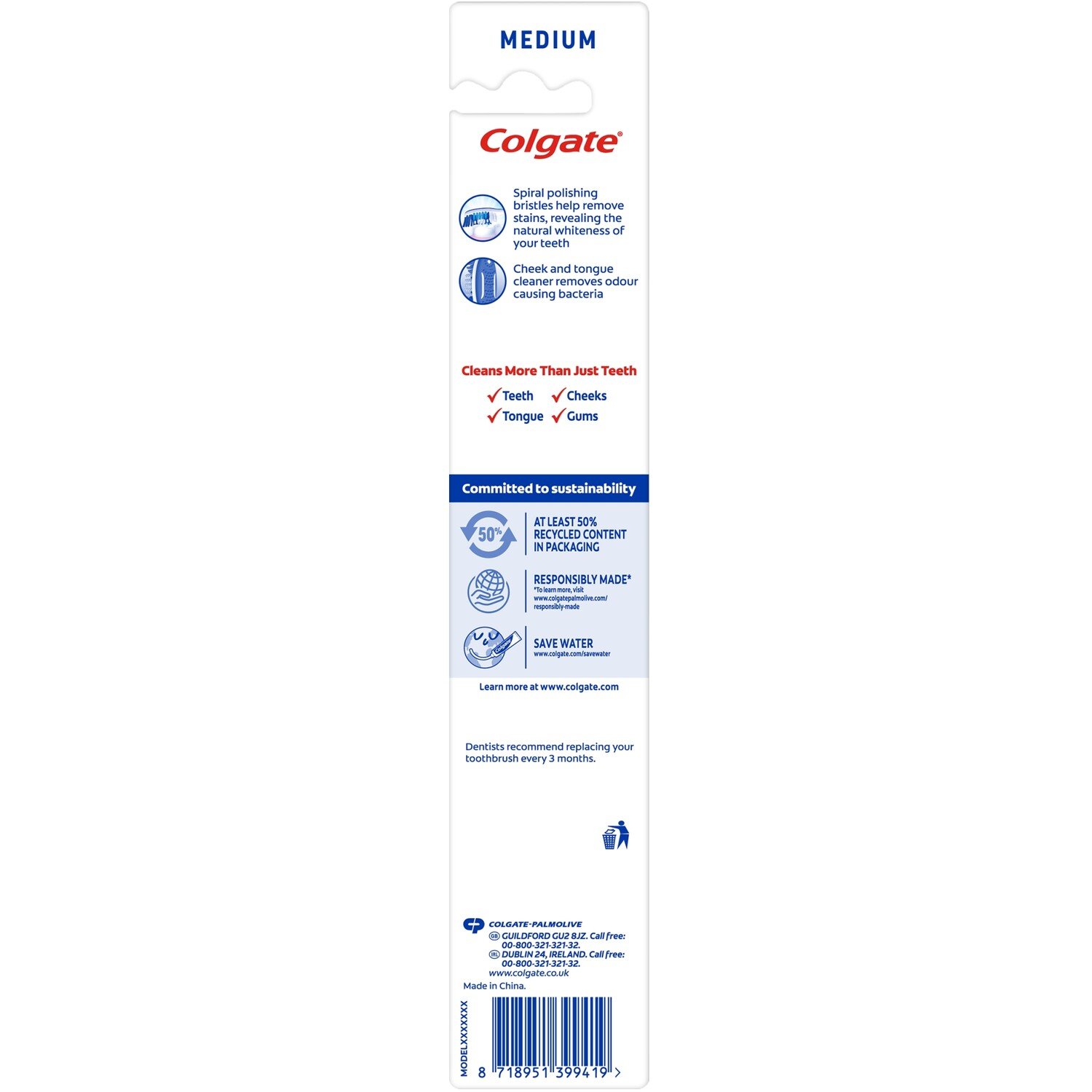 Colgate Advanced White Toothbrush Image 2