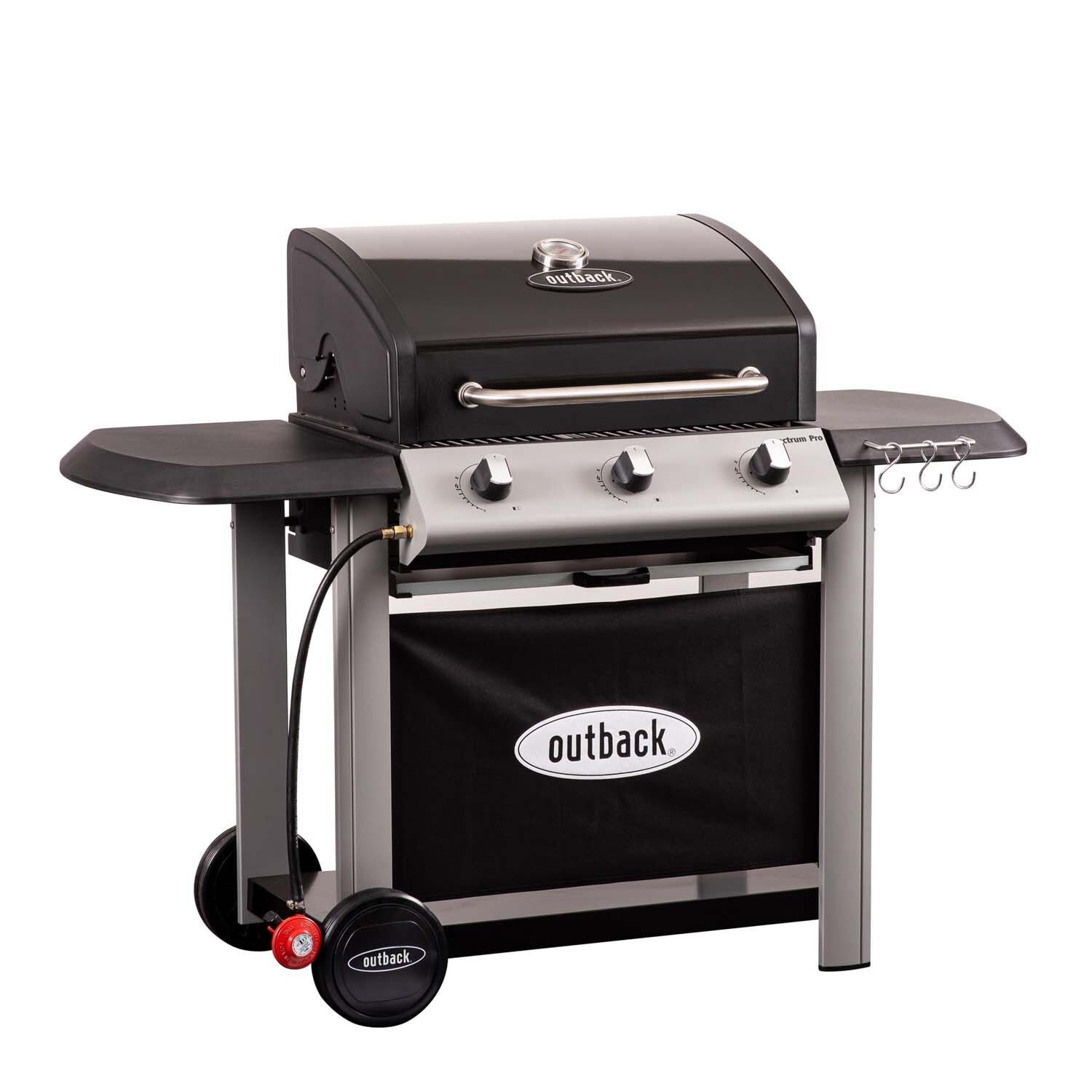 Outback Spectrum Pro Grey 3 Burner Gas BBQ Image 1