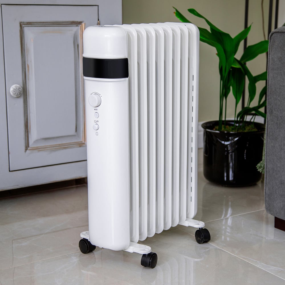 TCP Smart Free-Standing Oil Filled Radiator 2500W Image 2