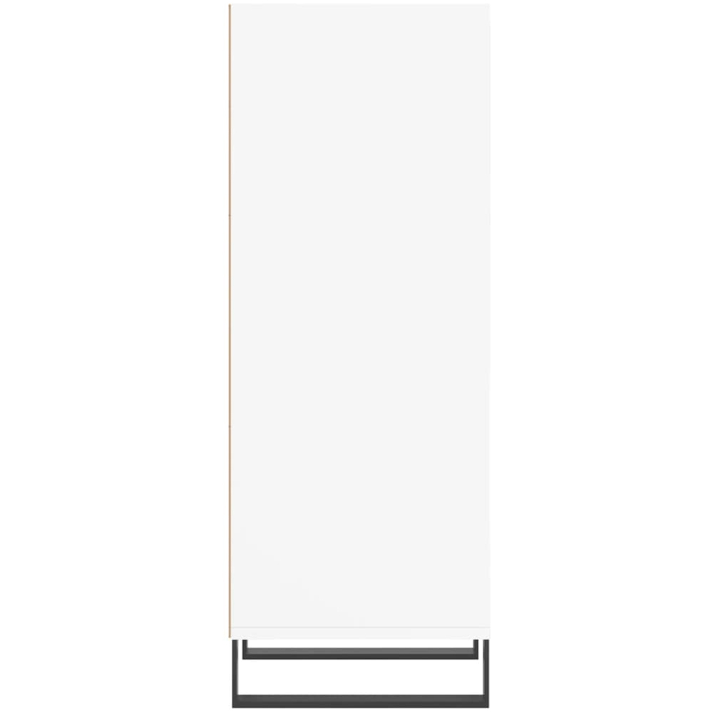 vidaXL 3 Shelf White Sideboard Image 5