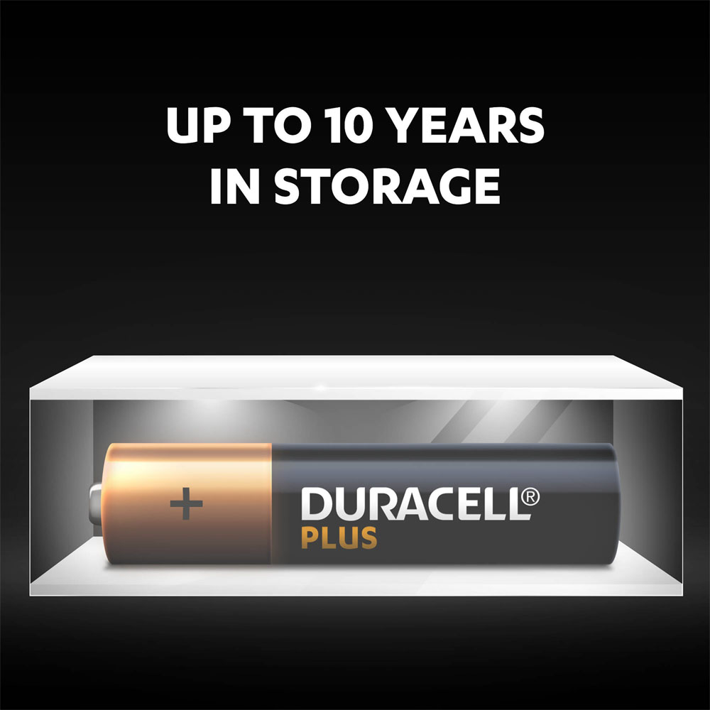 Duracell Plus LR03 AAA 1.5V Alkaline Batteries 4 pack Image 7