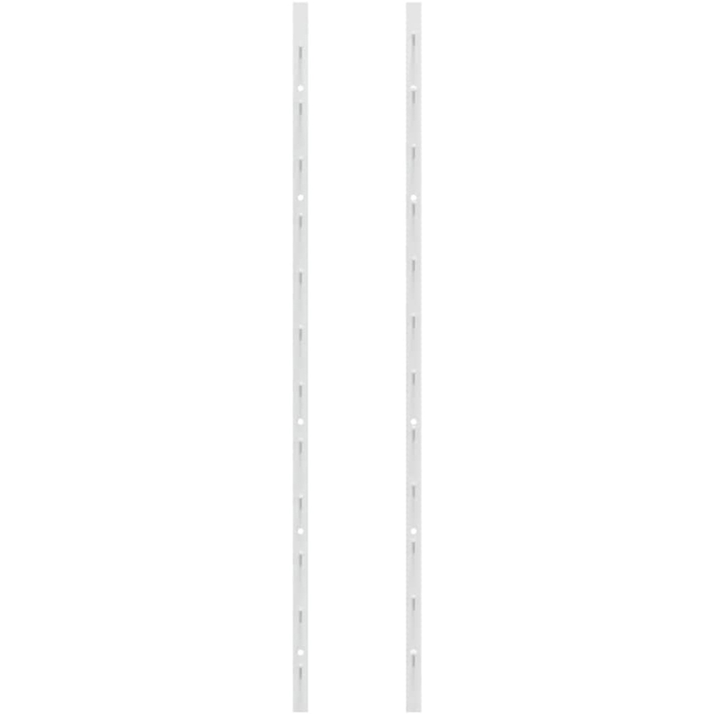 vidaXL 24 Bottle White Wall Mounted Wine Rack Image 3