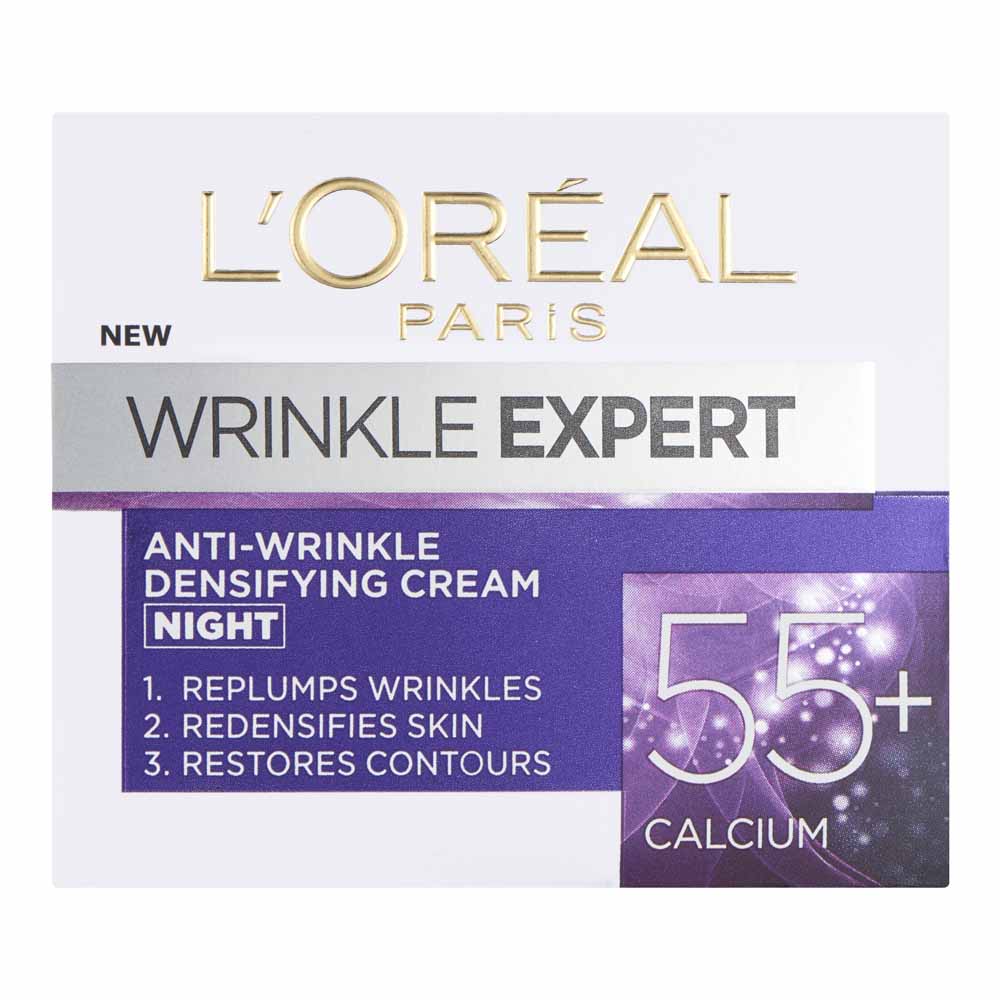 L'Oreal Paris Wrinkle Expert 55+ Anti-Wrinkle Night Cream 50ml Image 1