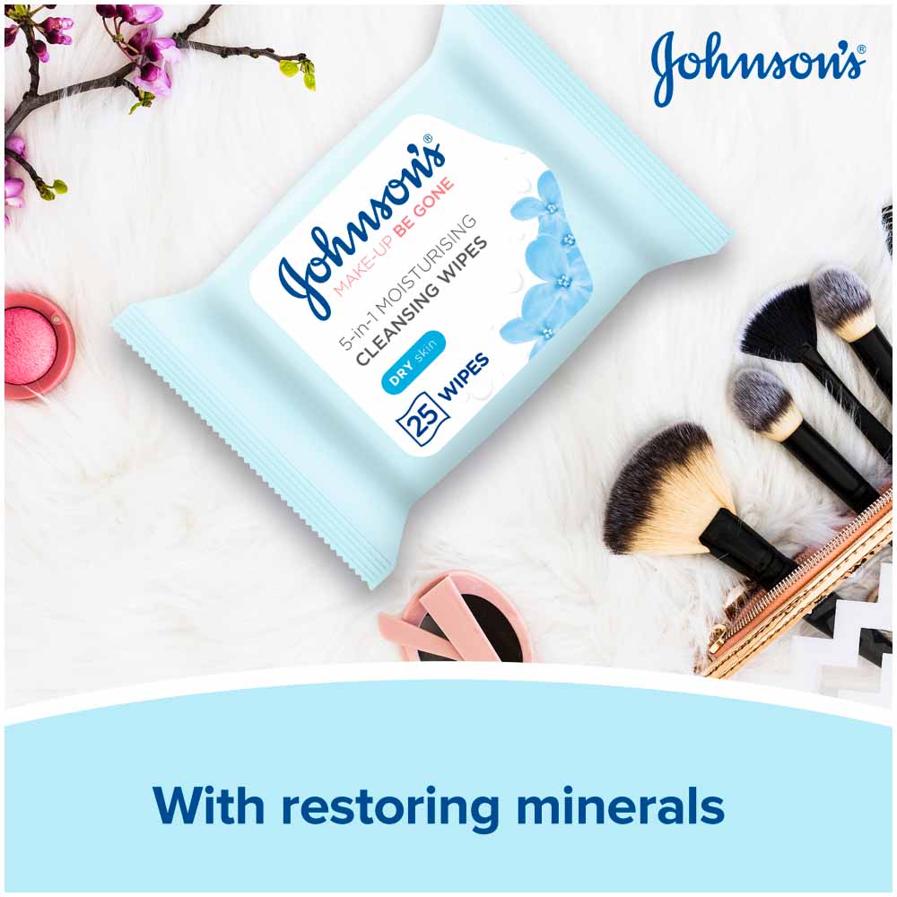 Johnson's Daily Essential Moisturising Wipes 25 pack Image 3