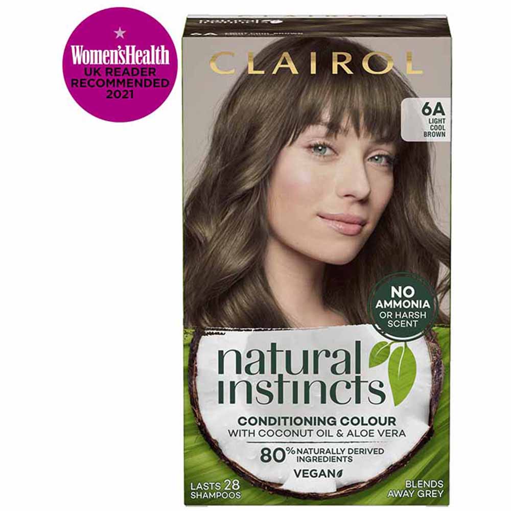Clairol Natural Instincts Light Ash Brown Hair Dye Image 2