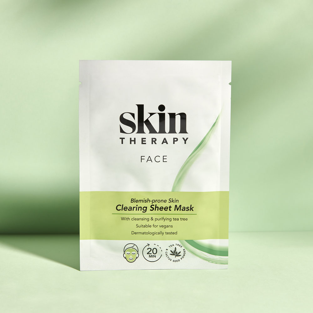 Skin Therapy Tea Tree Face Clearing Sheet Mask Image 3