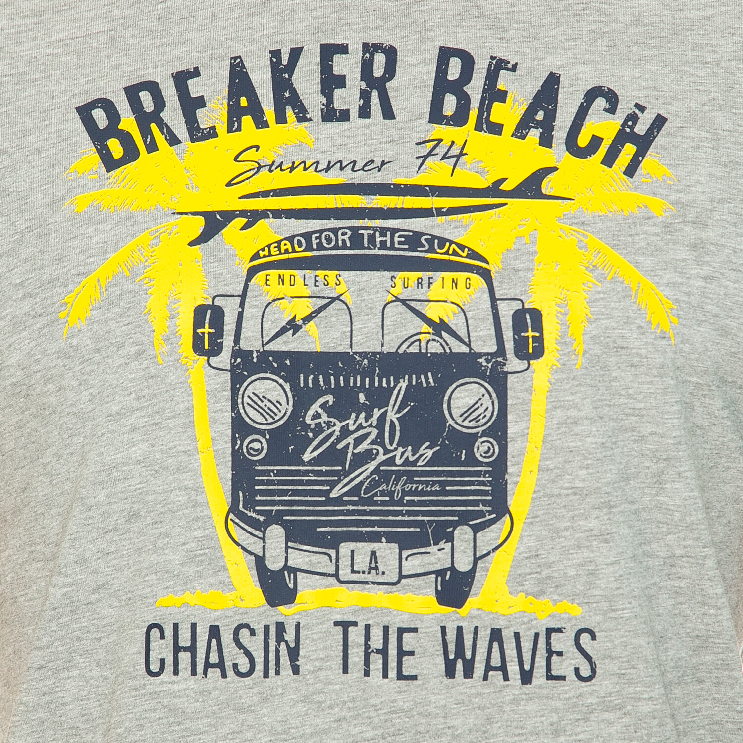 Men's Breaker Beach T-Shirt  - Grey / S Image 2