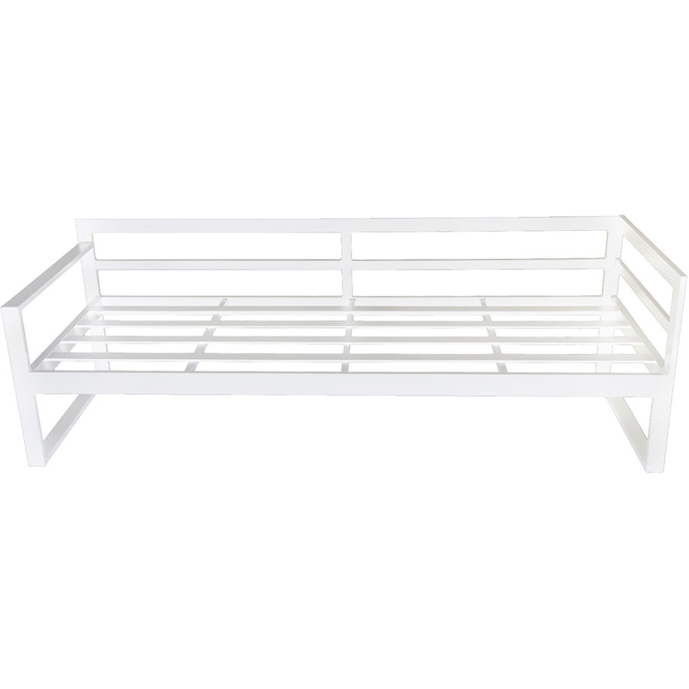 Maia 4 Seater White Modular Lounge Sofa Image 4