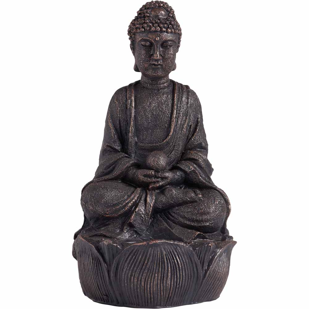 Burwood Buddha Figurine Solar Image 1