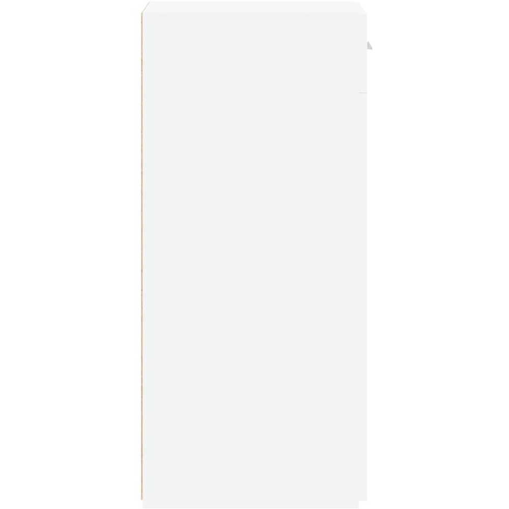 vidaXL Single Door Single Drawer White Sideboard Image 5
