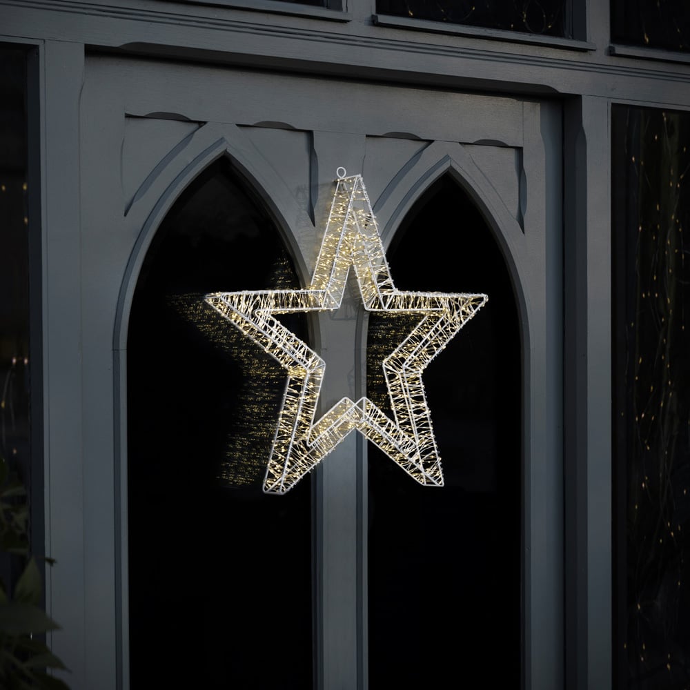 Charles Bentley Light Up Christmas Star 50cm Image 5