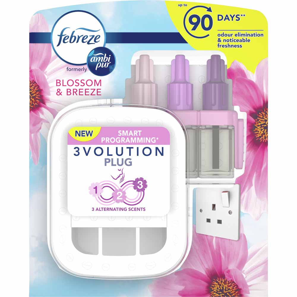 Febreze 3Volution Air Freshener Starter Kit Blossom Breeze Image 1