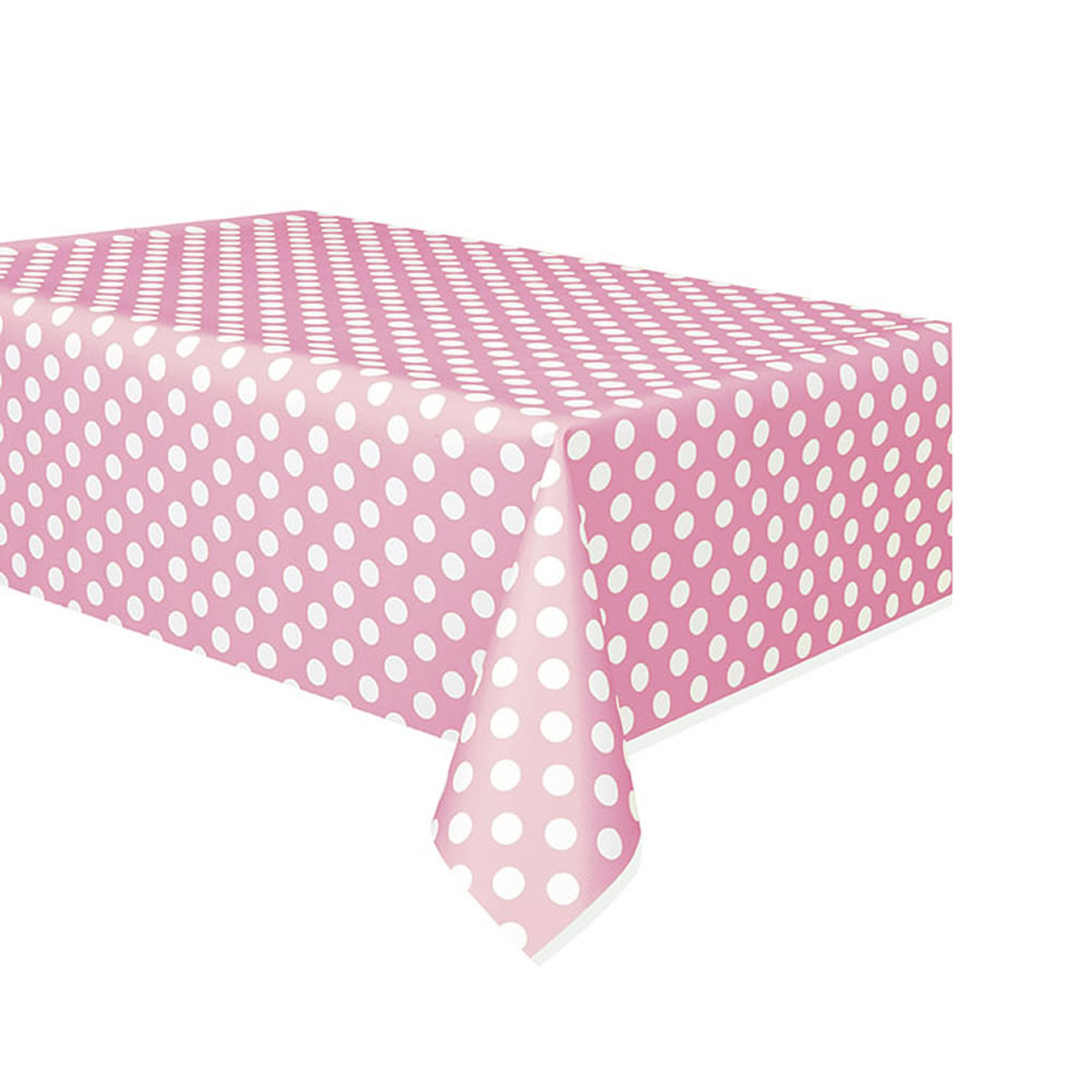 Unique Polka Dot Tableware Party Pack Pink Image 5