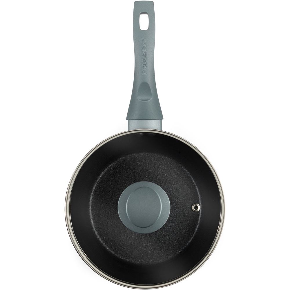 Progress 18cm Shimmer Green Saucepan Wilko