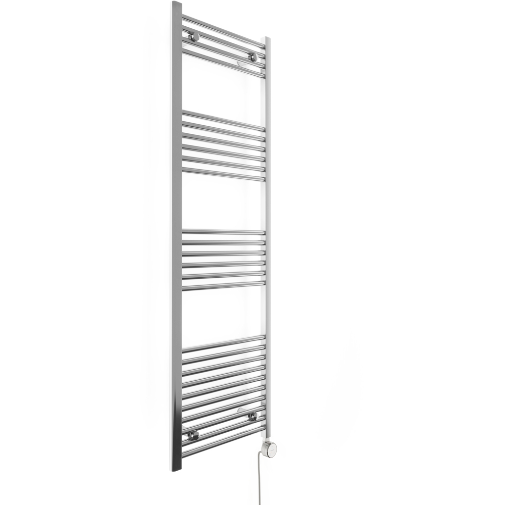 Terma Leo Chrome Electric Towel Rail with 43D Element Upgrade 1600 x 500mm Image 2