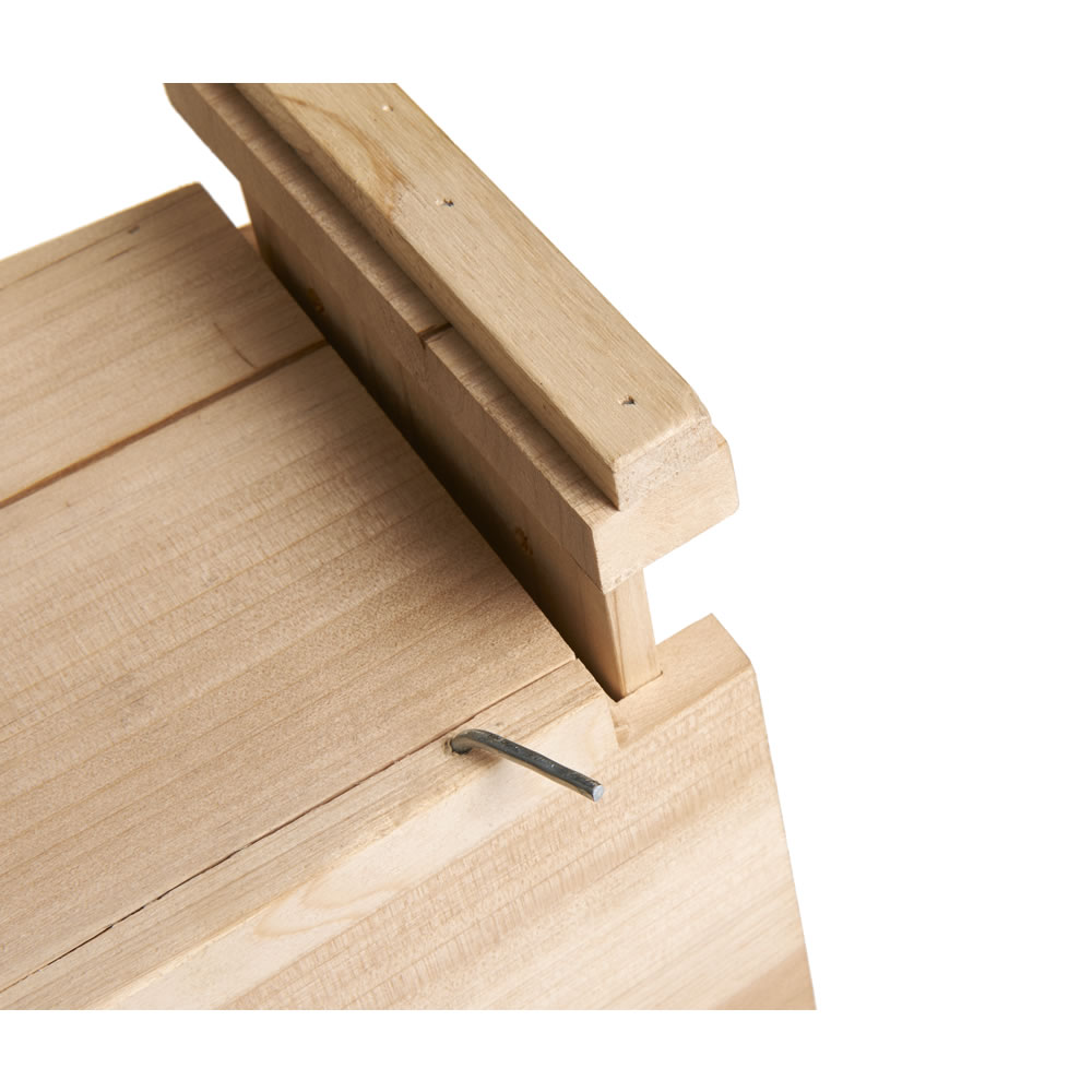 Wilko Easy Clean Wooden Bird Box Wilko