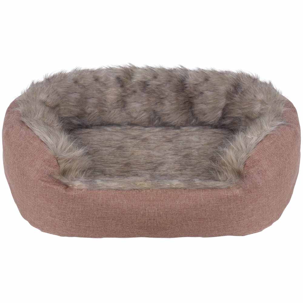 Single Rosewood Medium Snuggle Pet Bed in Assorted styles Image 3